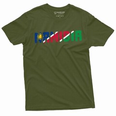 Men’s Namibia T-shirt Namibian Flag Coat of Arms Nation Country Independence day