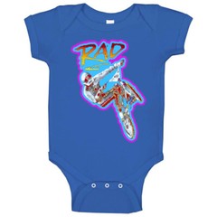 Rad Bmx Retro 80’s Movie Baby One Piece