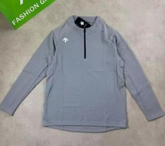 Descente Half Zipper Quick Drying Huagefu Long Sleeves T-shirt
