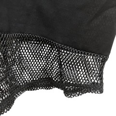 TOGA VIRILIS TV241-JK332 T-Shirt Black 48 Short Sleeve Mesh Splice 9812
