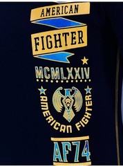 American Fighter Mens T-Shirt LANDER Athletic Biker GYM Black MMA Size 3XL New