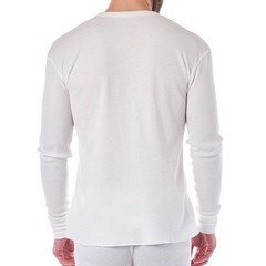 Alpine Swiss Mens Thermal Long Sleeve Top Waffle Knit Shirt Base Layer Underwear