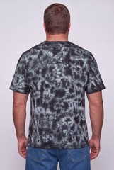 KingSize Men’s Shrink-less Lightweight Crewneck T-shirt Steel Marble XX-Large