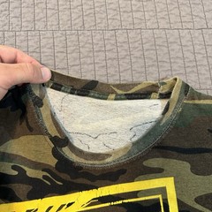 Vtg Y2K Acid Cigars T Shirt Men’s Large Camo Double Sided Graphic Tobacco Promo