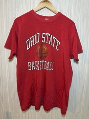 VTG 80s 90s Ohio State Basketball Champion Tee Shirt Size XL Thin Red