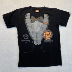 Bape Baby Milo Graphic T-Shirt Black Men’s Size M Streetwear Tee Short Sleeve