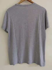 Polo Ralph Lauren Mens T Shirt Size Medium Logo Letter Design Grey 100% Cotton
