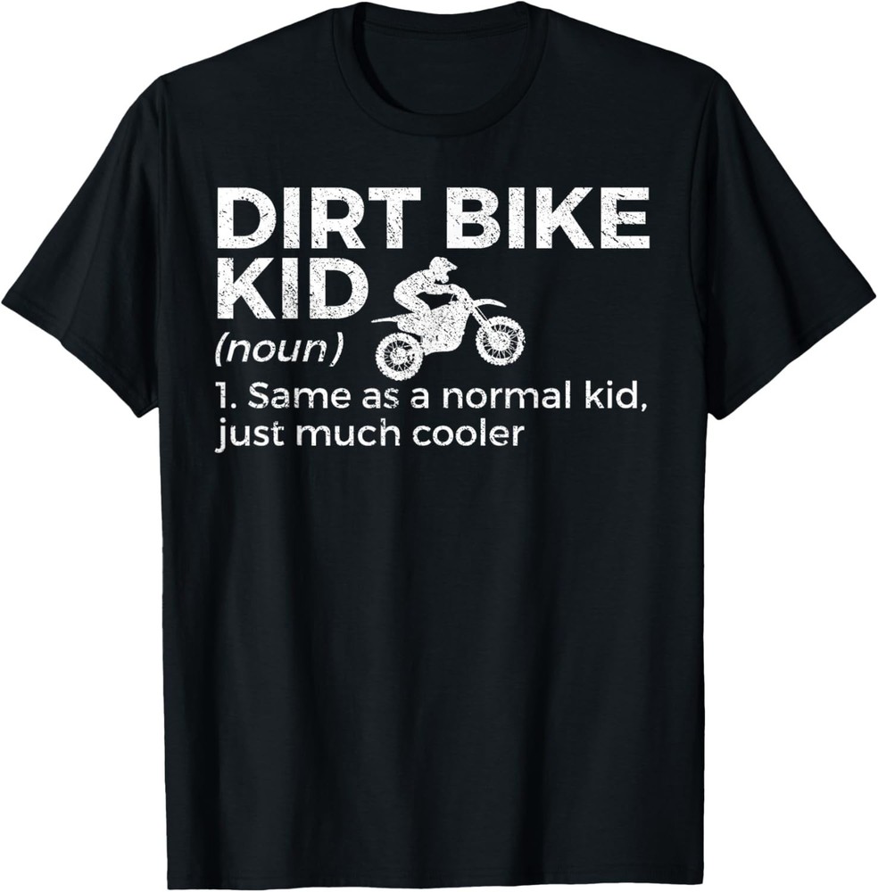 Dirt Bike Kid Definition Motocross T-Shirt Small