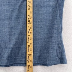MACK WELDON Shirt Mens M Airknit Waffle Thermal Stretch Performance T Tee Blue