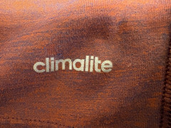 Adidas Ultimate 2.0 Climalite V‑Neck T-Shirt Mens XL Maroon Heather Short Sleeve