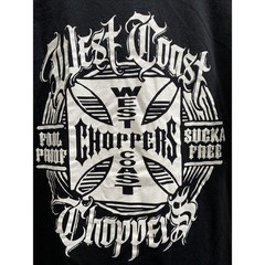 West Coast Choppers Official Shirt Mens XL 48 Chest Black Sucka Free Graphic Tee