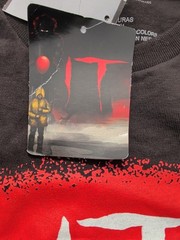 IT Pennywise Stephen King Throwback Shirt Black Size x-Large NWT