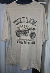 Motorcycle Shirt Vintage Classic Speedway Grade Turbo Edition 3X