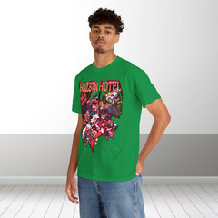 Hazbin Hotel Character Print Poster Style T-Shirt Unisex Gildan Cotton Tee