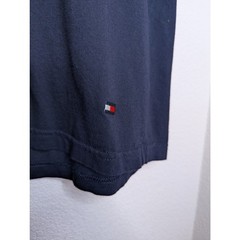 Tommy Hilfiger Men’s Navy V Neck Basic Tee XL Travel Casual Beach Preppy Chic
