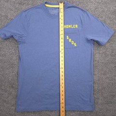 Howler Bros Prickly Pear Pocket T Shirt Mens M Blue Heed The Call Austin Texas