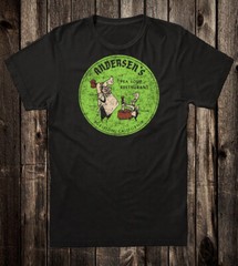 Retro Travel Tee T Shirt Vtg Tourist California State Pea Soup Andersens