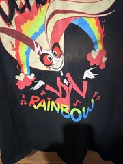 Hazbin Hotel Inside of Every Demon is a Rainbow 2018 Vivziepop tshirt MEDIUM OOP