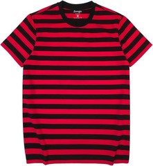 Mens Short Sleeve Striped T Shirt Casual Cotton Stretch Tee for Summer Layering