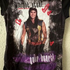 Women’s D.Signed Asymmetrical Black Graphic Top Size Medium