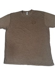 Mercedes Next Level CVC Crew Brown Logo T-Shirt