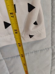 Geometric Triangle Pattern Graphic T-Shirt Mens 3XL White Black Abstract Art Tee
