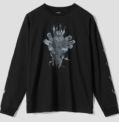 graniph Bravely Default Octopath Traveler Long Sleeve Shirt Black SS~L new japan