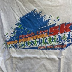 Finish Line 5k 500 Festival 2008 Indianapolis IN Men’s T-Shirt Size M