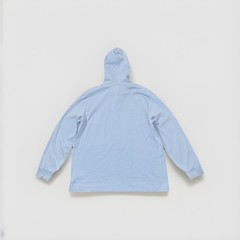 Polo Ralph Lauren Men’s Long Sleeve Hooded T-Shirt Baby Blue XL Drawstring Logo