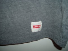 Levi’s Adult XL Cotton/Poly Blend Gray/Burnt Orange Long Sleeve Shirt