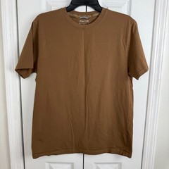 Porter & Ash Performance T-Shirt Mens Medium Brown Athletic Casual Golf