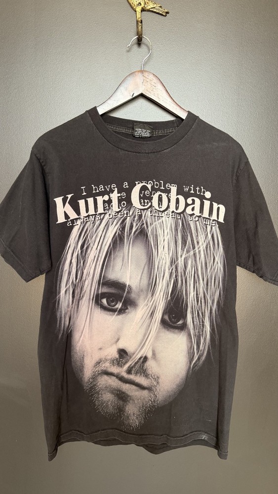 Vintage 90’s Kurt Cobain Nirvana T Shirt Double Sided Great Condition