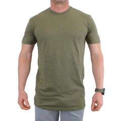 True Classic Mens Short Sleeve Shirt Longer Length Lightweight Cotton
