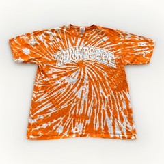Tennessee Volunteers Shirt Mens L Orange NCAA Tie Dye Vintage Cotton Vols