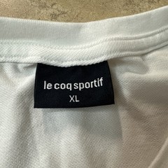 Vintage Le Coq Sportif T-Shirt Men’s XL White Blue Red Retro Sport Logo Tee