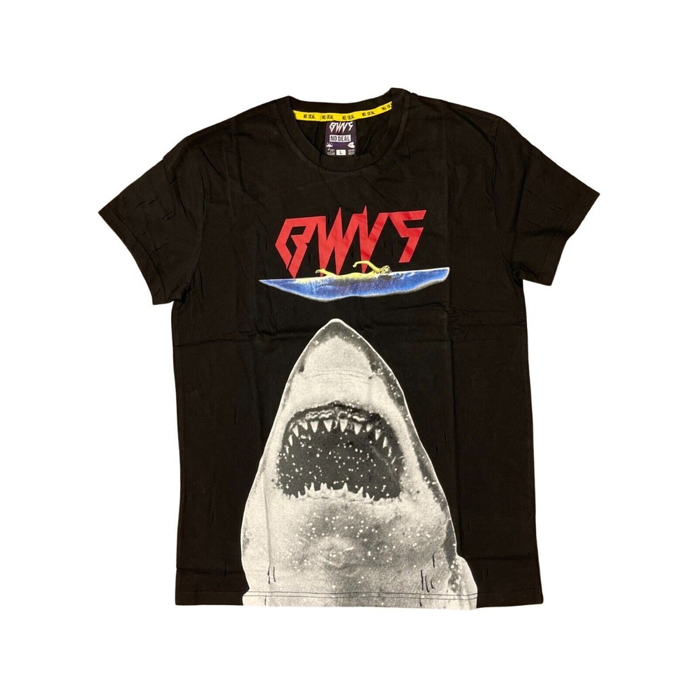 NO DEAL Black “Jaws” T-Shirt MSRP $48 *NWT* Choose Your Size