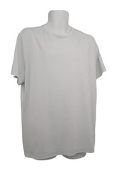 H&M Coolmax Slim Fit T Shirt Light Grey Size L Cotton Polyester Elastane Used