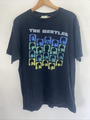 The Beatles 2007 Apple Official Band T Shirt John Paul George Ringo Sz L
