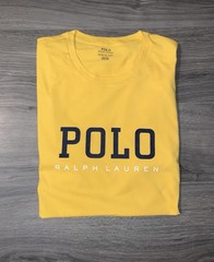 Polo Ralph Lauren Short Sleeve T-Shirt Cotton Yellow Big & Tall Men’s Size 3XLT