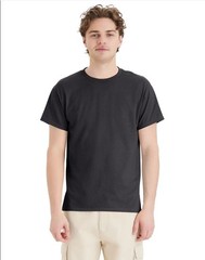 Hanes 5170 5XL EcoSmart Crewneck Short Sleeve Tee PtP 31″ Charcoal Heather