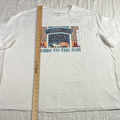 Glacier Rocky Mountains Mt Graphic T-Shirt XXL NWT