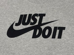 Nike Sportwear Just Do It Graphic T-Shirt Dark Grey Heather Men’s L AR5006-063