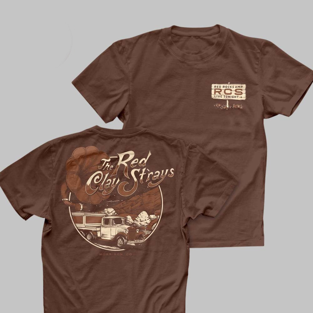 New The Red Clay Strays Get Right Tour 2025 Dark Chocolate T-shirt K944