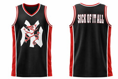 HOT NEW Sick Of It All BASKETBALL Jersey All sizes XZ1438