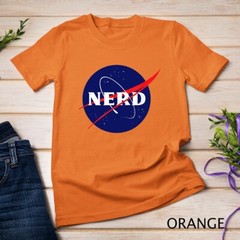 Funny NASA Nerd Logo Parody Science Astronomy Astronaut Unisex T-shirt
