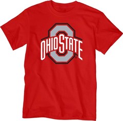 Blue 84 Mens Ohio State Buckeyes T Shirt Team Color Icon Ohio State Buckeyes