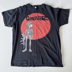 2010 Gorillaz T-Shirt Mens XL Noodle Plastic Beach Tour Music Rock Band Tee