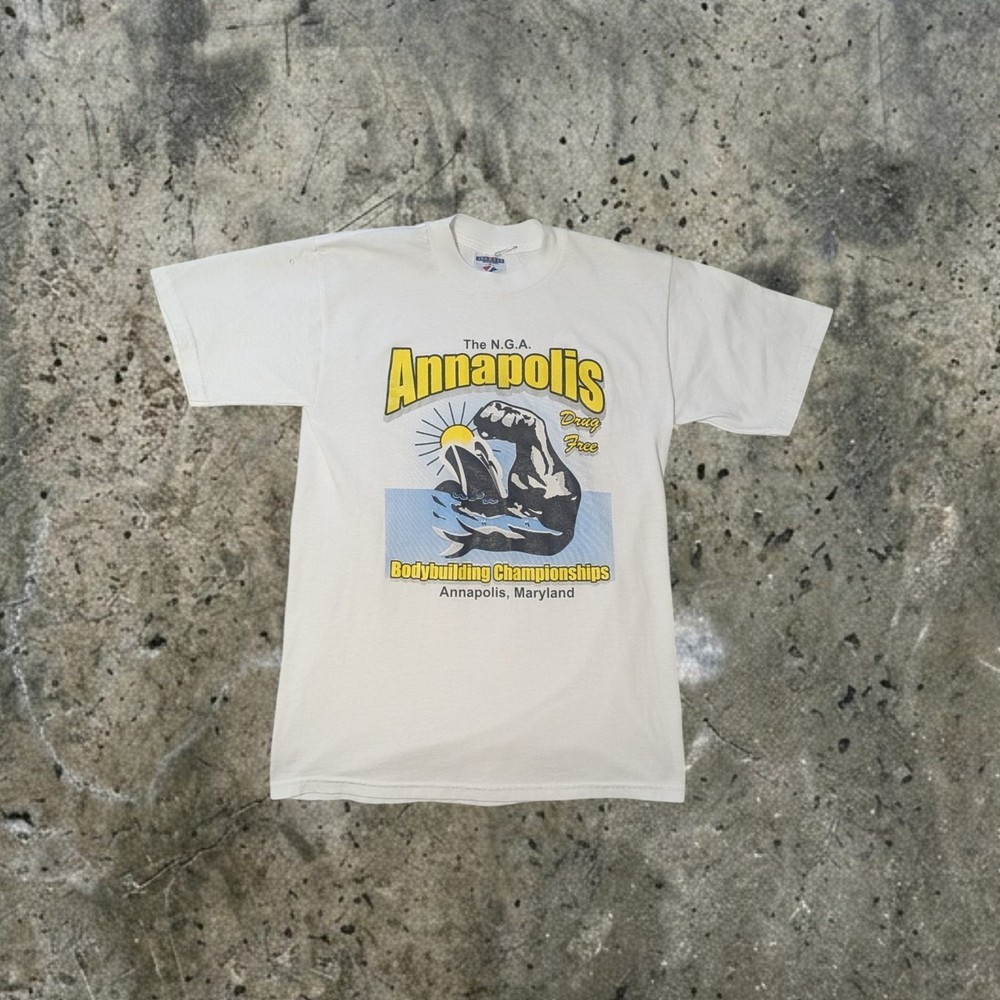 90’s NGA Bodybuilding Championship VTG Single Stitch Bicep Muscle Shirt