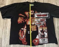 Knowname Mike Tyson Shirt XL Black Iron Mike Collage Tee Streetwear Rap Tee Box
