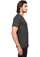 Anvil Tri-Blend Tee 6750 Unisex Mens Tshirt L Heather Dark Gray